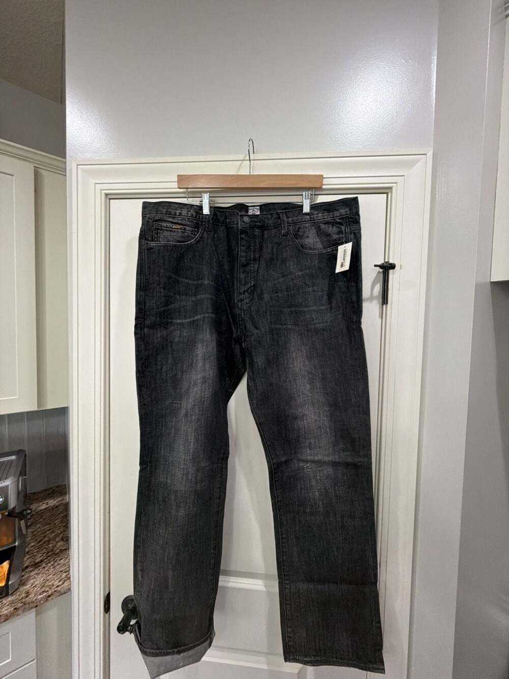 Vintage Crooks & Castles Mauro Weaver Denim Pants Black Aged size 40